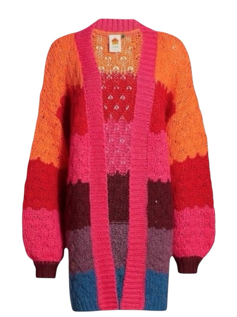 Farm Rio Multi Stripe Cardigan